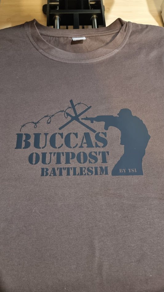 Buccas Outpost T Shirt by Calibre Concept Designs