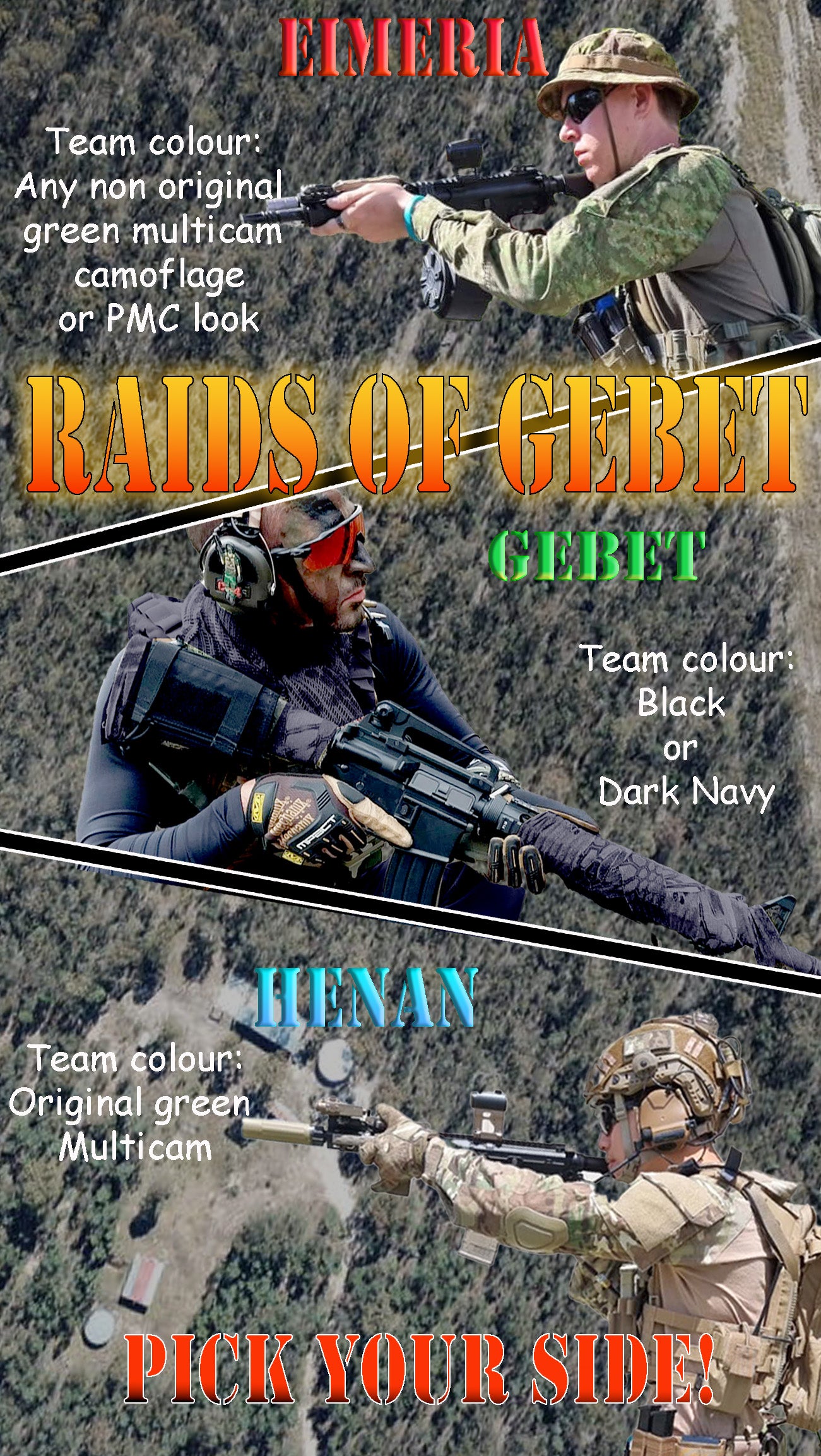 "Raids of Gebet" 29 Hour Event at Buccas Outpost May 4th & 5th 2024
