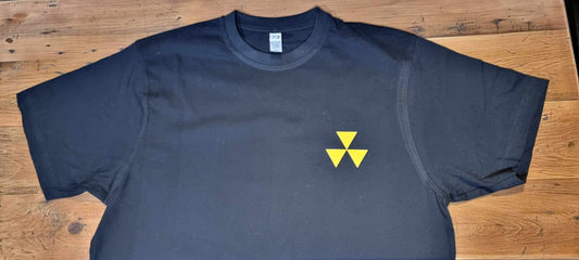 Black Nuketown Gel Ball  T Shirt by Calibre Concept Designs
